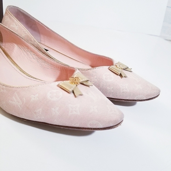 Louis Vuitton Pink Ballet Flats 7.5 US VGUC - Picture 6 of 16